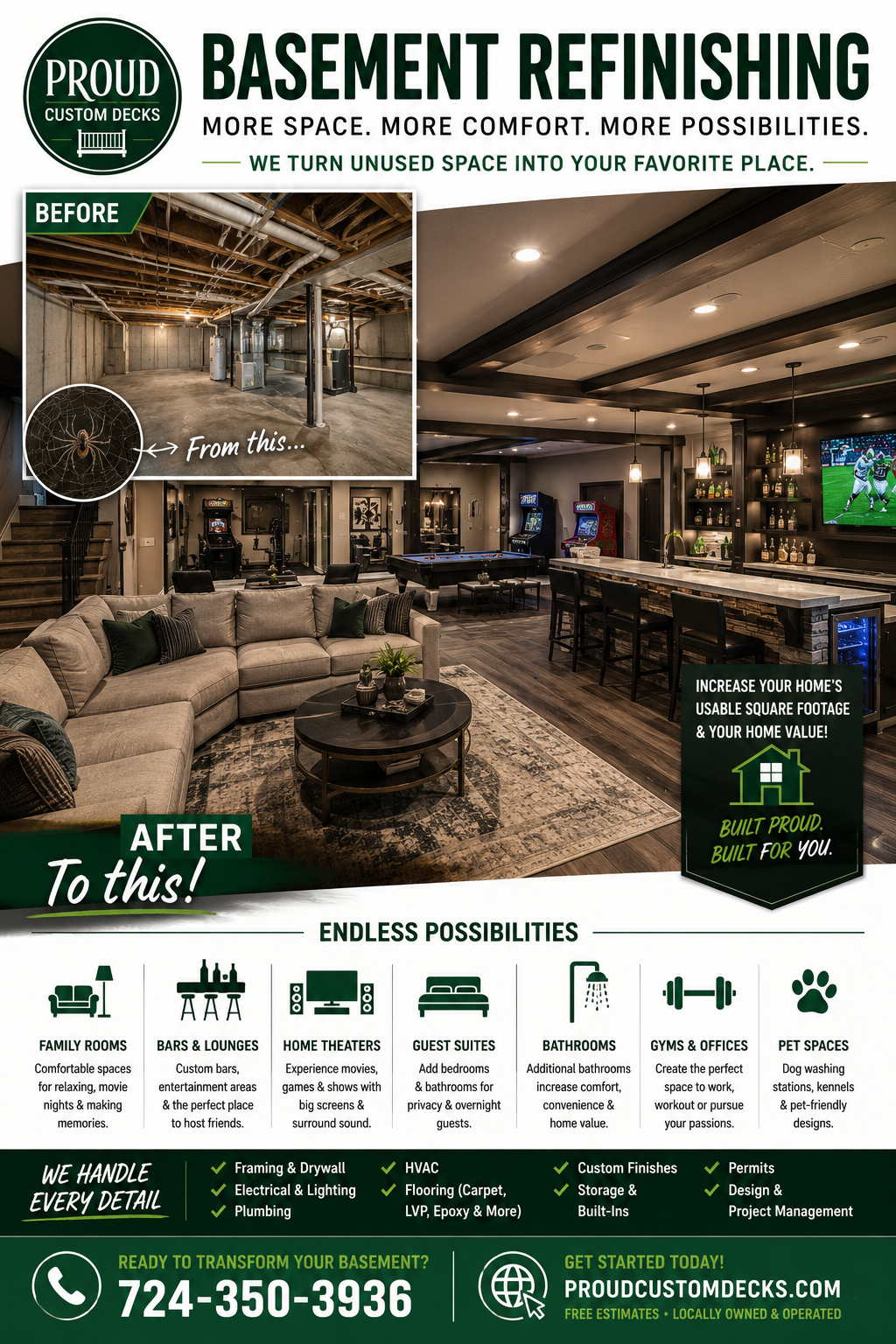 Basement Refinishing: Unlock the Hidden Potential Beneath Your Home